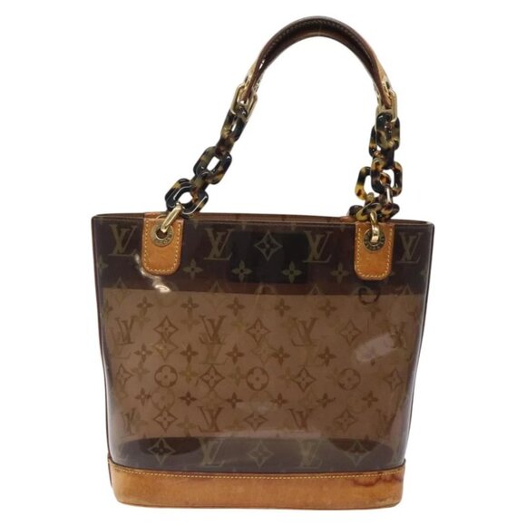 LOUIS VUITTON Monogram Vinyl Cava Amble PM Tote Bag Brown M92502 LV Auth bs25358 - Picture 3 of 14